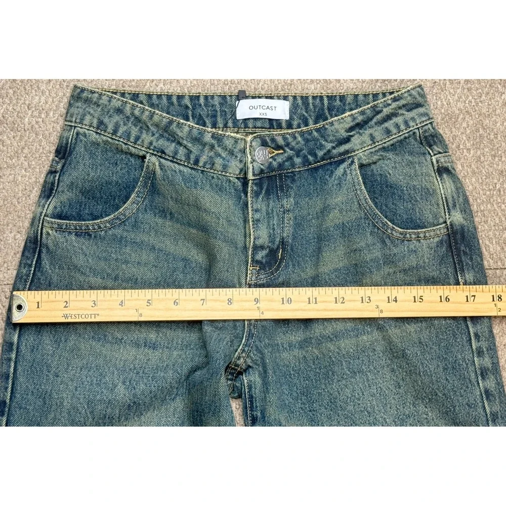 Outcast Women's Perri Pant Vintage Denim Jeans Size XXS‎